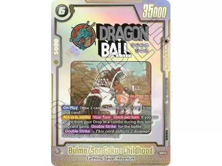 Bulma/Son Goku : Childhood (Promo) (Championship Promos)