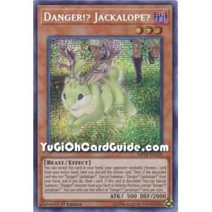 Danger!? Jackalope? (Prismatic Secret Rare) – 2019 Gold Sarcophagus Mega Pack | Carta YUGIOH en México