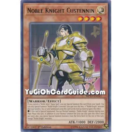 Noble Knight Custennin (Rare) – 2019 Gold Sarcophagus Mega Pack | Carta YUGIOH en México
