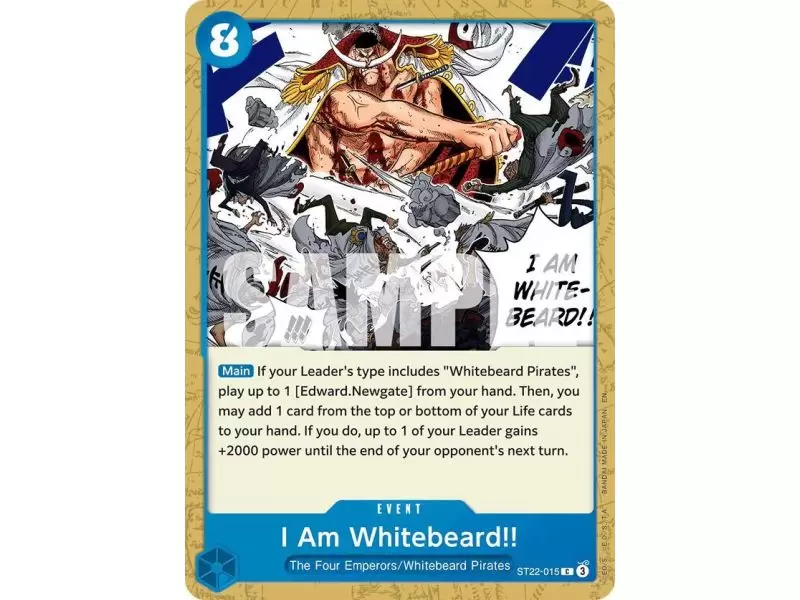 I Am Whitebeard!! (Common) – ONE PIECE DECKS | Carta ONE PIECE en México