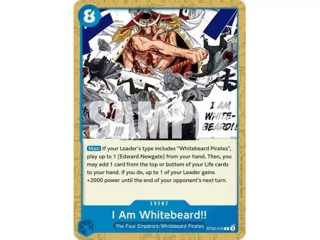 I Am Whitebeard!! (Common) – ONE PIECE DECKS | Carta ONE PIECE en México