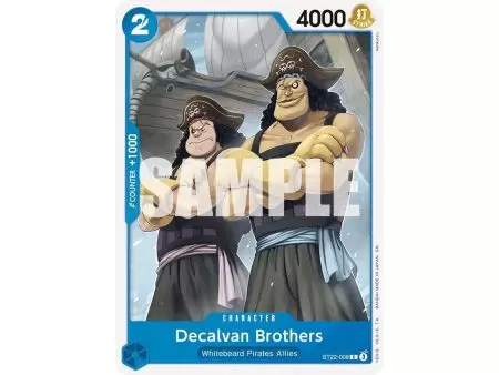 Decalvan Brothers (Common) – ONE PIECE DECKS | Carta ONE PIECE en México