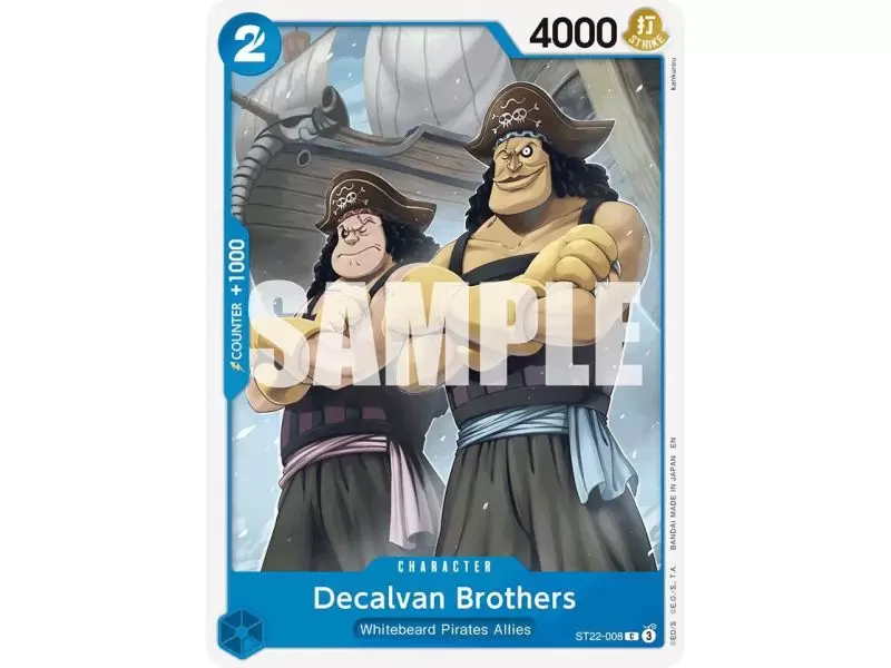 Decalvan Brothers (Common) – ONE PIECE DECKS | Carta ONE PIECE en México