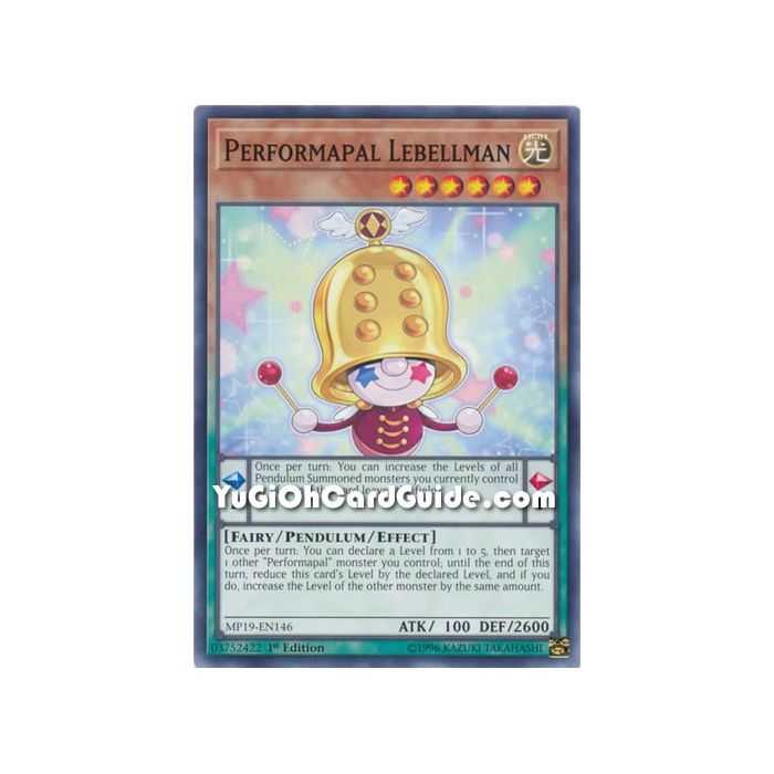 Performapal Lebellman (Common) – 2019 Gold Sarcophagus Mega Pack | Carta YUGIOH en México