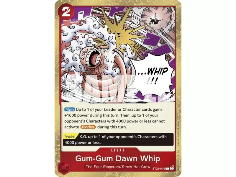 Gum-Gum Dawn Whip (Common) – ONE PIECE DECKS | Carta ONE PIECE en México