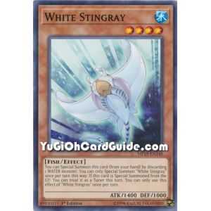 White Stingray (Common) – 2019 Gold Sarcophagus Mega Pack | Carta YUGIOH en México