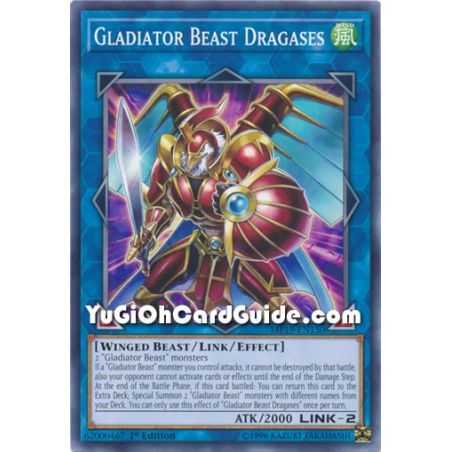 Gladiator Beast Dragases (Common) – 2019 Gold Sarcophagus Mega Pack | Carta YUGIOH en México