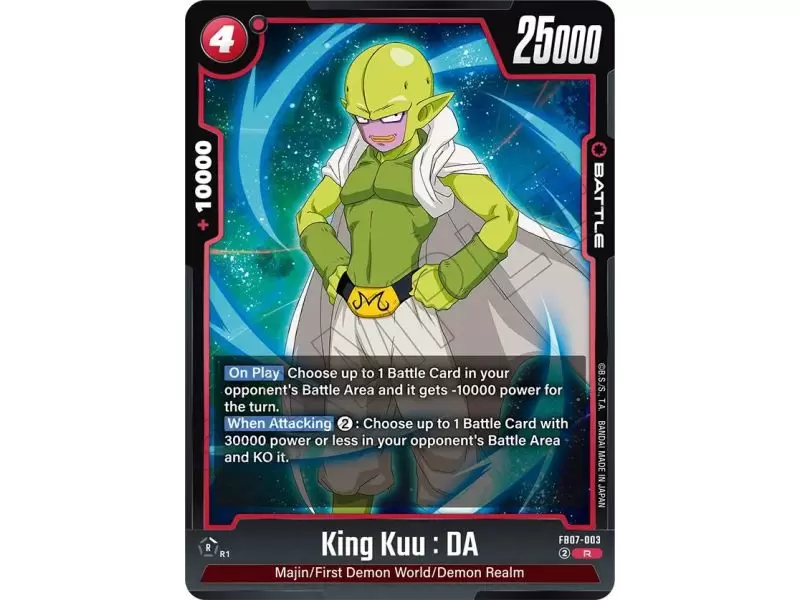 King Kuu : DA (Rare) – FB07 Wish for Shenron | Carta DRAGON BALL en México