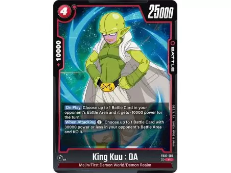 King Kuu : DA (Rare) – FB07 Wish for Shenron | Carta DRAGON BALL en México