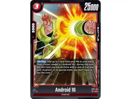 Android 16 (Common) – FB07 Wish for Shenron | Carta DRAGON BALL en México