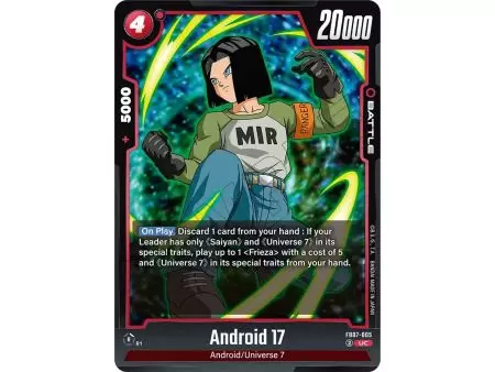 Android 17 (Uncommon) – FB07 Wish for Shenron | Carta DRAGON BALL en México