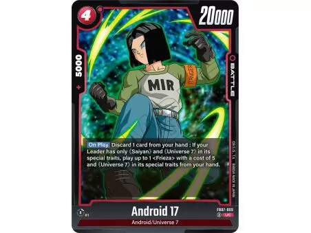 Android 17 (Uncommon) – FB07 Wish for Shenron | Carta DRAGON BALL en México