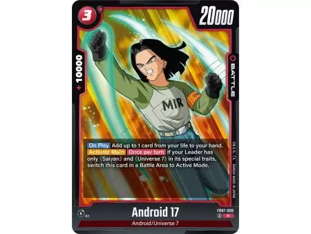 Android 17 (Rare) – FB07 Wish for Shenron | Carta DRAGON BALL en México