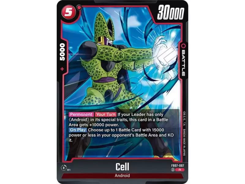 Cell (Rare) – FB07 Wish for Shenron | Carta DRAGON BALL en México