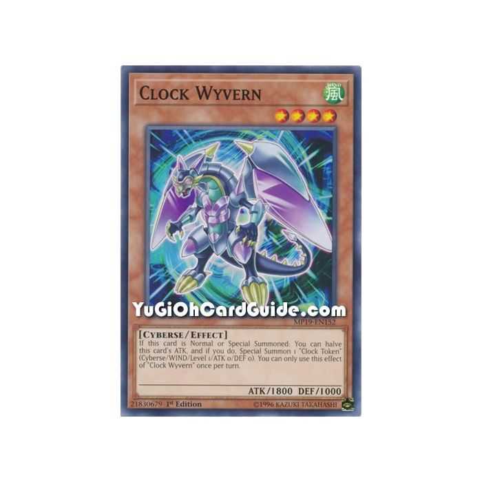 Clock Wyvern (Common) – 2019 Gold Sarcophagus Mega Pack | Carta YUGIOH en México