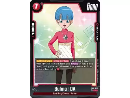 Bulma : DA (Common) – FB07 Wish for Shenron | Carta DRAGON BALL en México