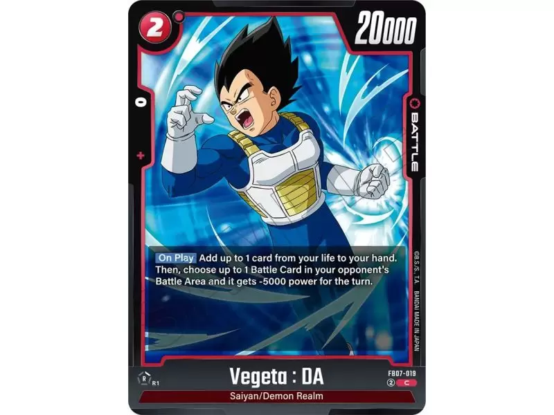 Vegeta : DA (Common) – FB07 Wish for Shenron | Carta DRAGON BALL en México