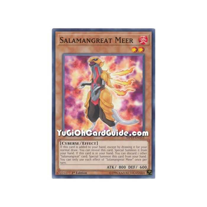 Salamangreat Meer (Common) – 2019 Gold Sarcophagus Mega Pack | Carta YUGIOH en México