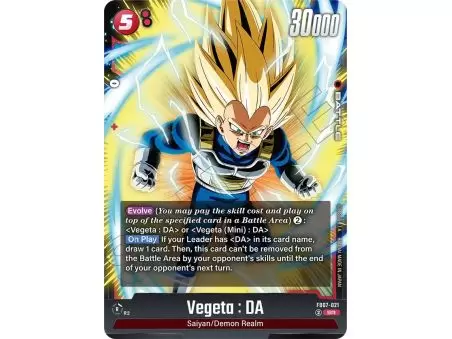 Vegeta : DA (Super Rare) – FB07 Wish for Shenron | Carta DRAGON BALL en México