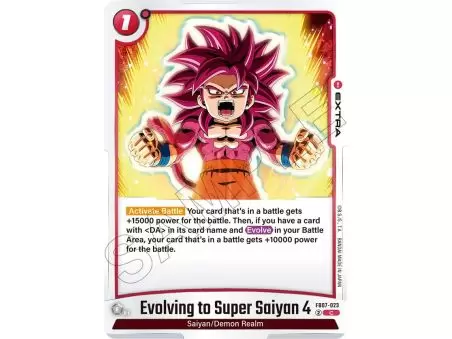 Evolving to Super Saiyan 4 (Common) – FB07 Wish for Shenron | Carta DRAGON BALL en México