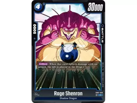 Rage Shenron (Common) – FB07 Wish for Shenron | Carta DRAGON BALL en México