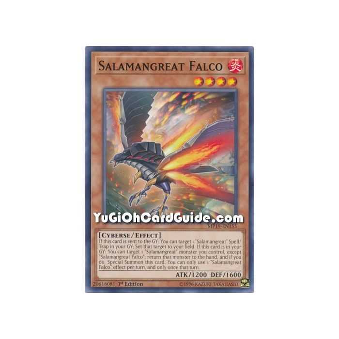 Salamangreat Falco (Common) – 2019 Gold Sarcophagus Mega Pack | Carta YUGIOH en México