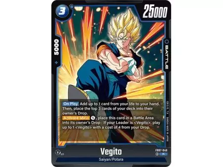 Vegito (Rare) – FB07 Wish for Shenron | Carta DRAGON BALL en México