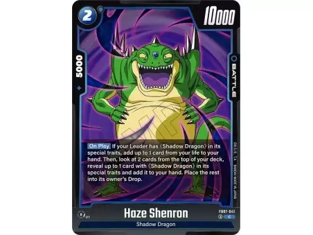 Haze Shenron (Common) – FB07 Wish for Shenron | Carta DRAGON BALL en México