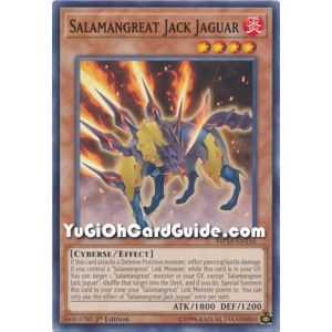 Salamangreat Jack Jaguar (Common) – 2019 Gold Sarcophagus Mega Pack | Carta YUGIOH en México