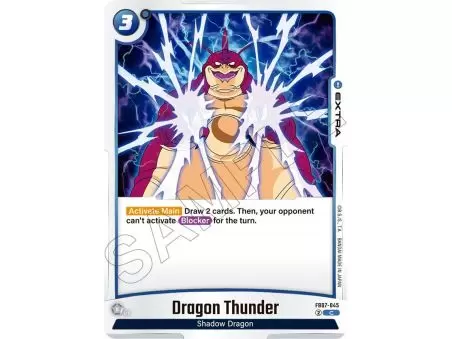 Dragon Thunder (Common) – FB07 Wish for Shenron | Carta DRAGON BALL en México