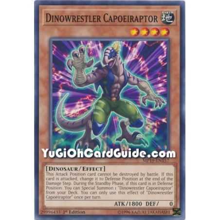 Dinowrestler Capoeiraptor (Common) – 2019 Gold Sarcophagus Mega Pack | Carta YUGIOH en México