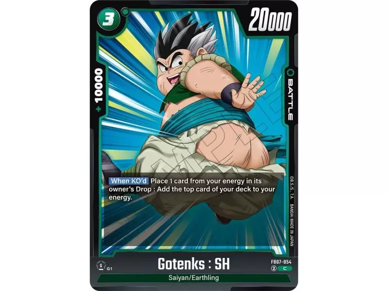 Gotenks : SH (Common) – FB07 Wish for Shenron | Carta DRAGON BALL en México