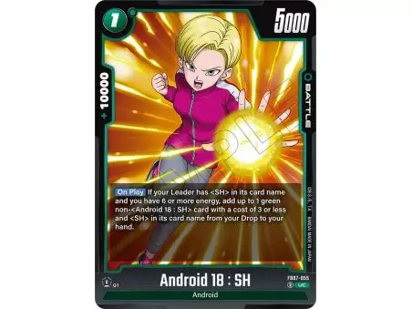 Android 18 : SH (Uncommon) – FB07 Wish for Shenron | Carta DRAGON BALL en México
