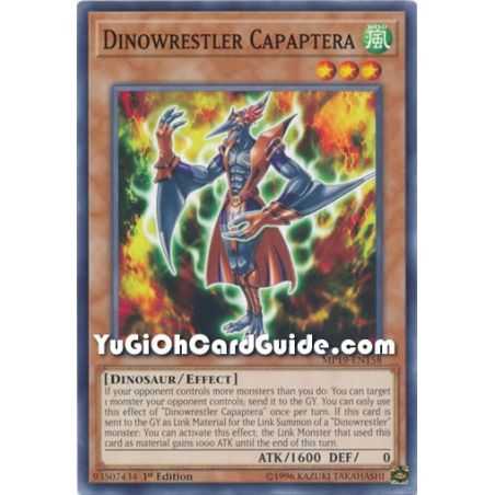 Dinowrestler Capaptera (Common) – 2019 Gold Sarcophagus Mega Pack | Carta YUGIOH en México