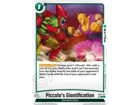 Piccolo's Giantification (Common) – FB07 Wish for Shenron | Carta DRAGON BALL en México