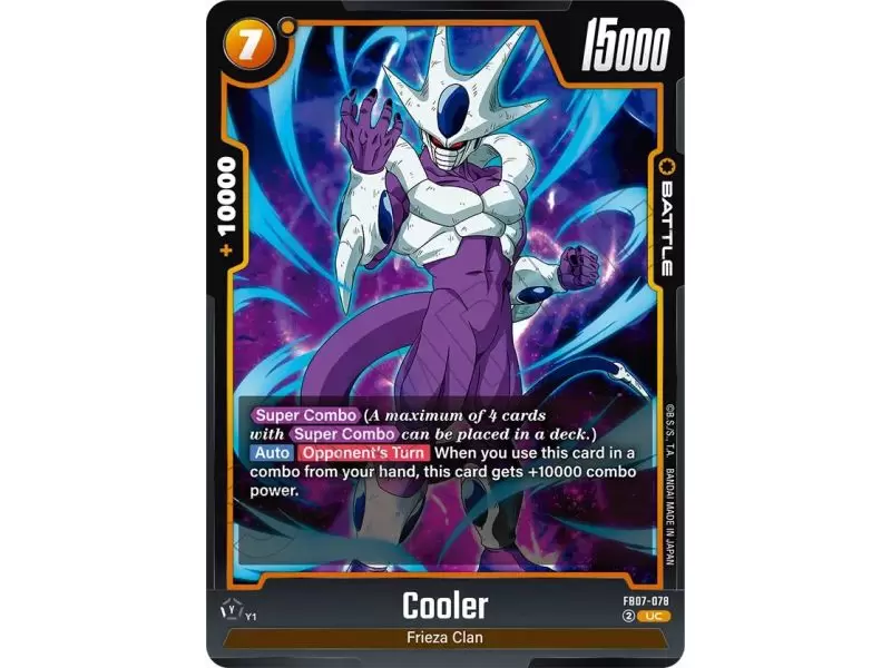 Cooler (Uncommon) – FB07 Wish for Shenron | Carta DRAGON BALL en México