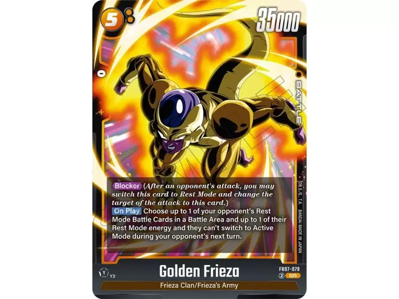 Golden Frieza (Super Rare) – FB07 Wish for Shenron | Carta DRAGON BALL en México