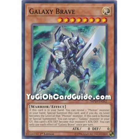 Galaxy Brave (Common) – 2019 Gold Sarcophagus Mega Pack | Carta YUGIOH en México