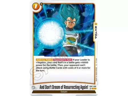 And Don't Dream of Resurrecting Again! (Common) – FB07 Wish for Shenron | Carta DRAGON BALL en México