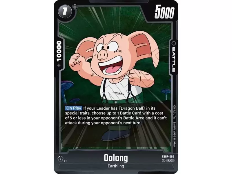 Oolong (Common) – FB07 Wish for Shenron | Carta DRAGON BALL en México