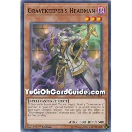 Gravekeeper's Headman (Common) – 2019 Gold Sarcophagus Mega Pack | Carta YUGIOH en México