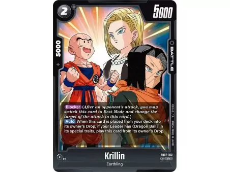 Krillin (Rare) – FB07 Wish for Shenron | Carta DRAGON BALL en México