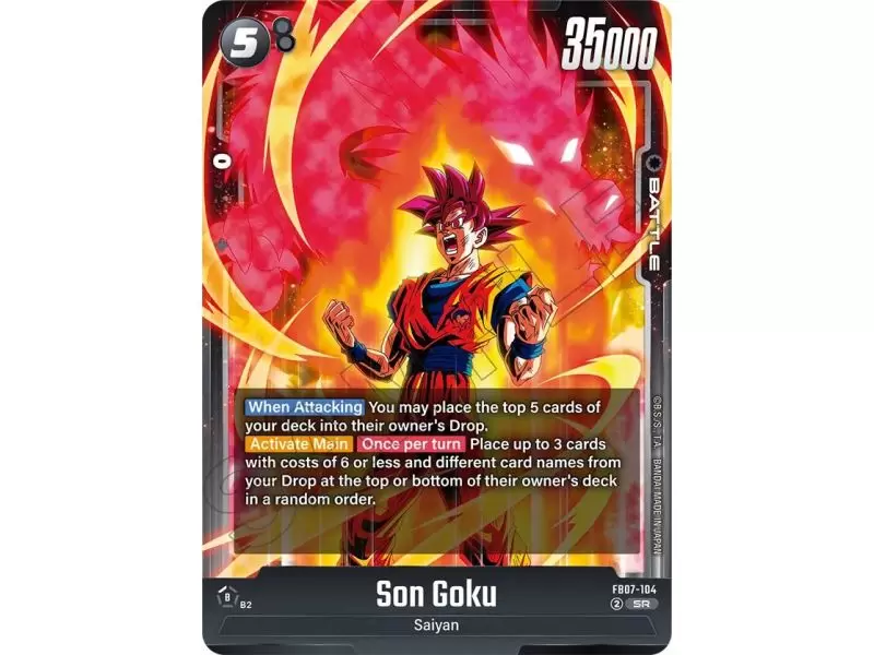 Son Goku (Super Rare) – FB07 Wish for Shenron | Carta DRAGON BALL en México