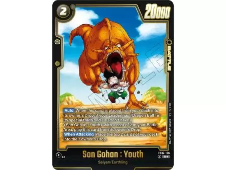 Son Gohan : Youth (Alternate Art) – FB07 Wish for Shenron | Carta DRAGON BALL en México