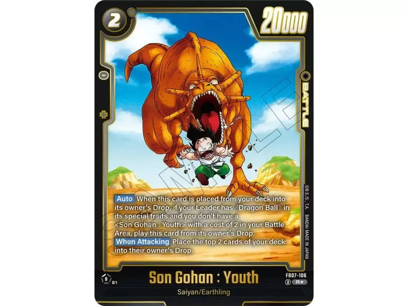 Son Gohan : Youth (Alternate Art) – FB07 Wish for Shenron | Carta DRAGON BALL en México