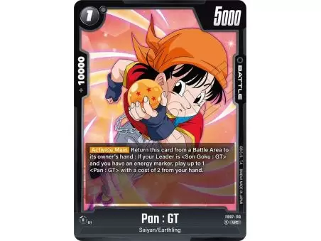 Pan : GT (Uncommon) – FB07 Wish for Shenron | Carta DRAGON BALL en México