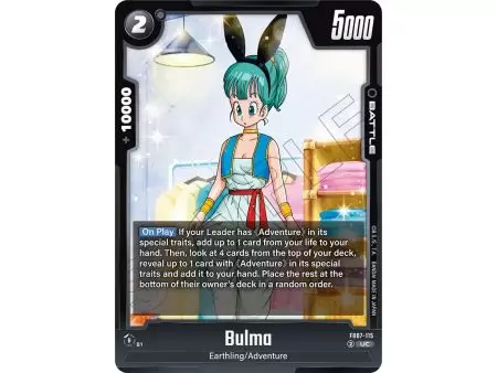Bulma (Uncommon) – FB07 Wish for Shenron | Carta DRAGON BALL en México