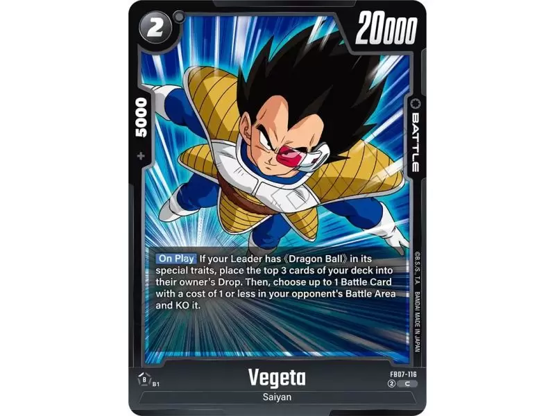 Vegeta (Common) – FB07 Wish for Shenron | Carta DRAGON BALL en México