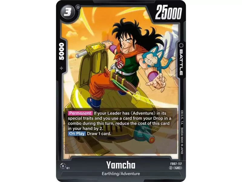 Yamcha (Uncommon) – FB07 Wish for Shenron | Carta DRAGON BALL en México