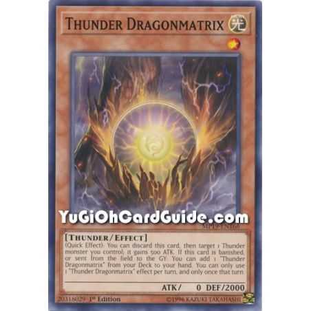 Thunder Dragonmatrix (Common) – 2019 Gold Sarcophagus Mega Pack | Carta YUGIOH en México